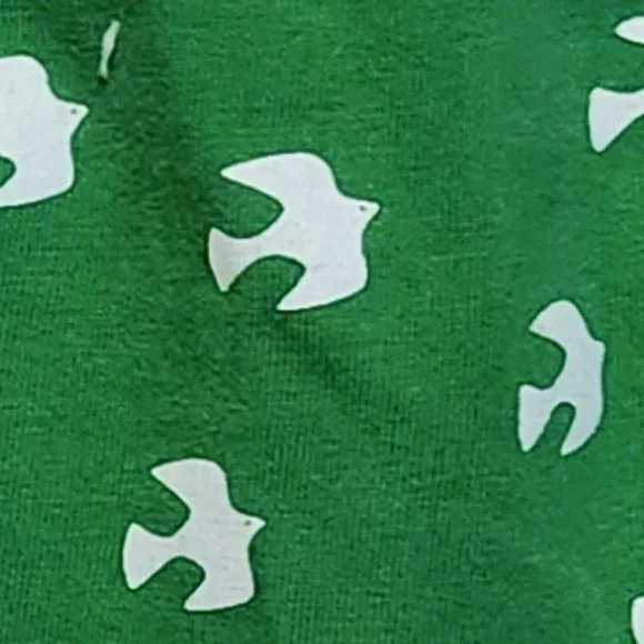 Green printed mini skirt with pockets - Picture 6 of 10